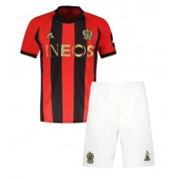 OGC Nice Replica Home Minikit 2024-25 Short Sleeve (+ pants)